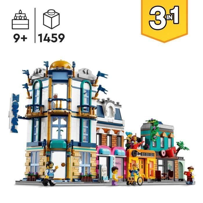 LEGO Creator 31141 The High Street, Juguete de Construcción con Rascacielos y Market Street, Idea de Regalo 1 LEGO Creator 31141 The High Street, Juguete de Construcción con Rascacielos y Market Street, Idea de Regalo 1
