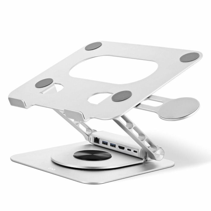 Soporte para Portátil T'NB iClick Metal Moderno Rotación de 360º Soporte para Portátil T'NB iClick Metal Moderno Rotación de 360º