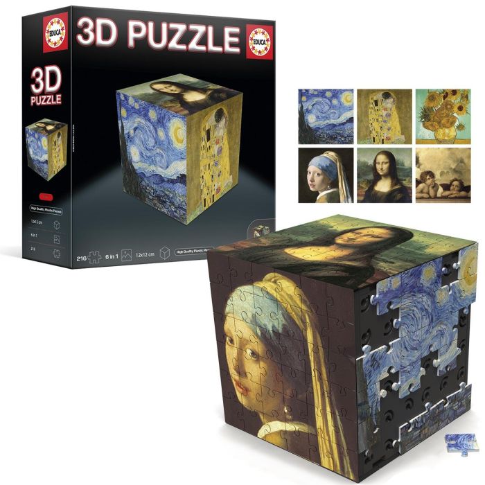 Puzzle 3D Cube Arte 20123 Educa