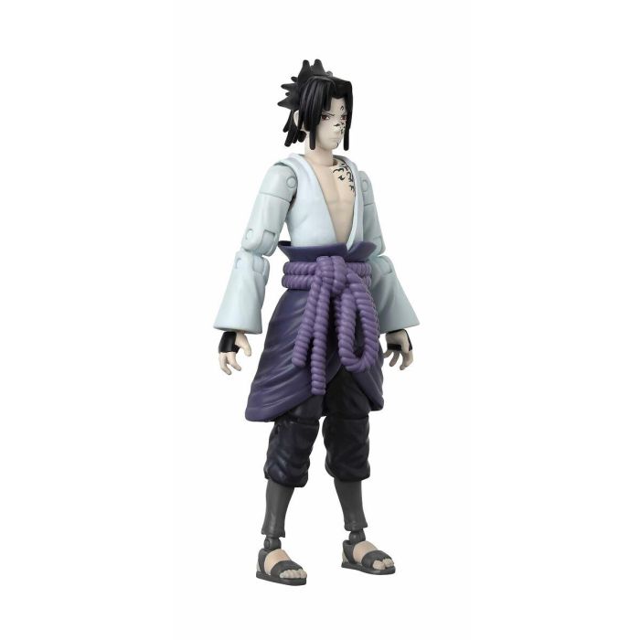 Bandai Figura de Acción Coleccionable Sasuke Uchiha Naruto Shippuden Anime Heroes Beyond 17 cm, detallada y articulada con accesorios 2