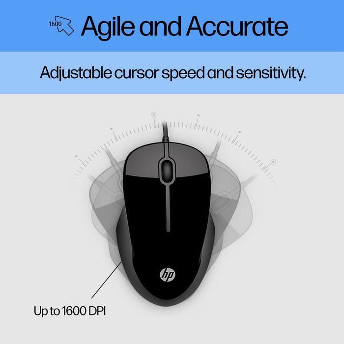 HP Teclado y Ratón Pavilion 200 con Cable USB 2.0, Reposamuñecas Integrado, Teclas Multimedia, Negro 7