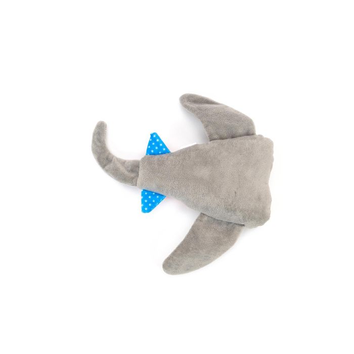 Gloria Peluche Ryan para Perro, Manta-Raya Pirata Blandita con Sonido Squeaker para Cachorros y Perros Medianos Gris 1 Gloria Peluche Ryan para Perro, Manta-Raya Pirata Blandita con Sonido Squeaker para Cachorros y Perros Medianos Gris 1