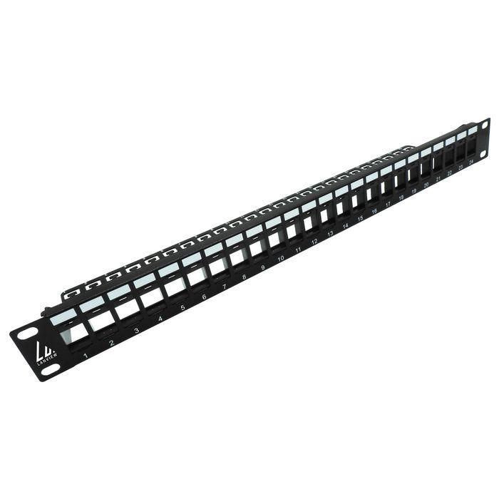 Lanview Patch Panel CAT6 de 24 Puertos Sin Blindaje para Rack 19'' EIA/TIA