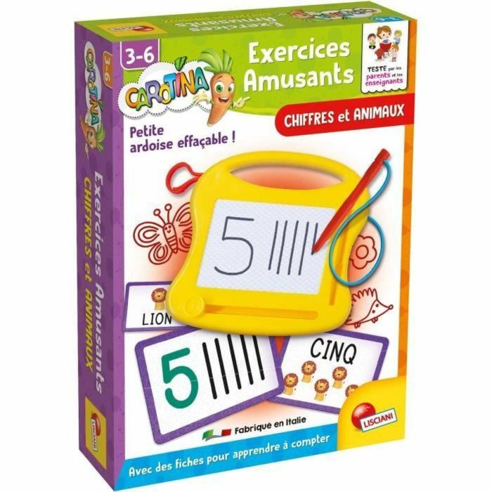 CAROTINA LIS8008324110759 Mini Pizarra Mágica para Aprender Números y Cálculos CAROTINA LIS8008324110759 Mini Pizarra Mágica para Aprender Números y Cálculos