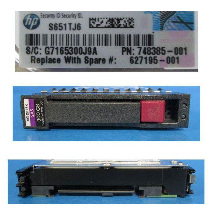 Hewlett Packard Enterprise 300GB hot-plug dual-port SAS hard disk drive - 15,000 RPM, 6Gb/sec transfer rate, 2.5-inch small form factor (SFF), Enterprise 1