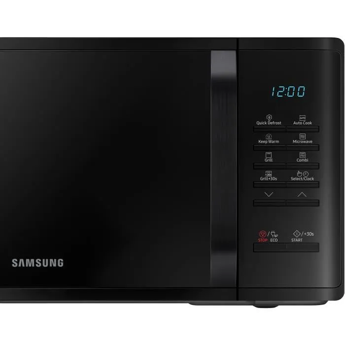 Samsung SAM8801643757601 Microondas con Grill - 23L - 800W - Cavidad de Cerámica Enamelo - Negro 1