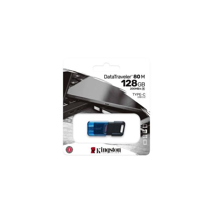 Pendrive 128GB Kingston DataTraveler 80 M USB 3.2 2 Pendrive 128GB Kingston DataTraveler 80 M USB 3.2 2