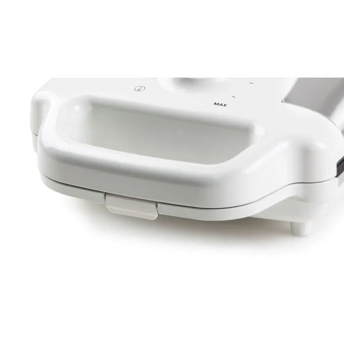 Domo DO9222W Gofrera - 900W - Gofres 4x7 cm - Revestimiento Antiadherente - Termostato Regulable - Cierre de Seguridad 3
