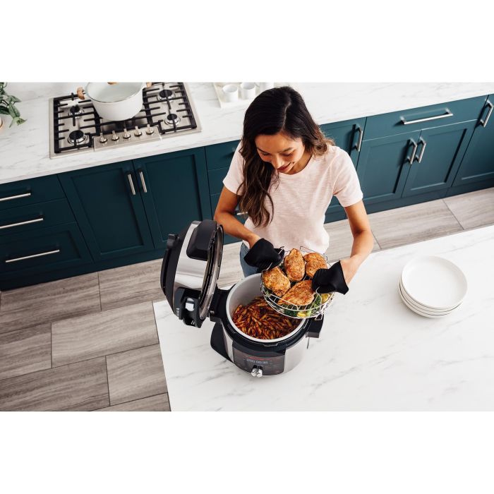 Ninja OL750EU Olla Eléctrica Multifunción 14 en 1 7.5L SmartLid Multi Cooker Foodi MAX, Cocina a Presión y Freidora de Aire 4