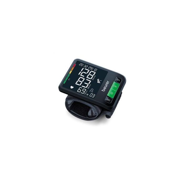 Beurer BC-87 Tensiómetro de Muñeca con Bluetooth y Pantalla XL para Medición Automática de Presión Arterial y Detección de Arritmias