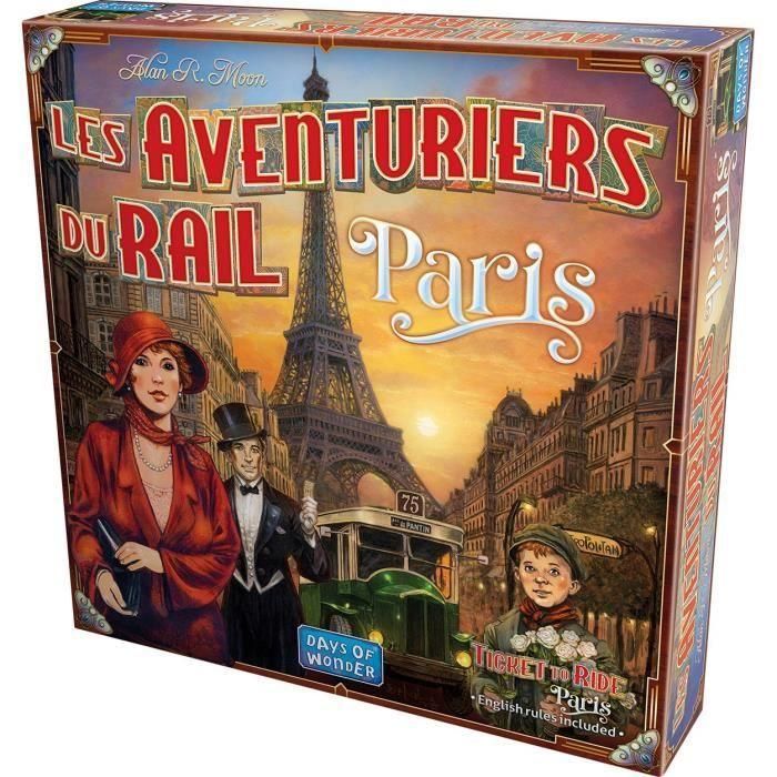 Rail Adventurers Paris - Asmodée - A partir de 8 años 3 Rail Adventurers Paris - Asmodée - A partir de 8 años 3