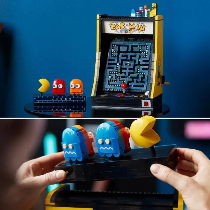 Lego 10323 Icons PAC-MAN Juego Arcade, Maqueta para Construir con Adultos, Máquina de Juego con Personajes 2
