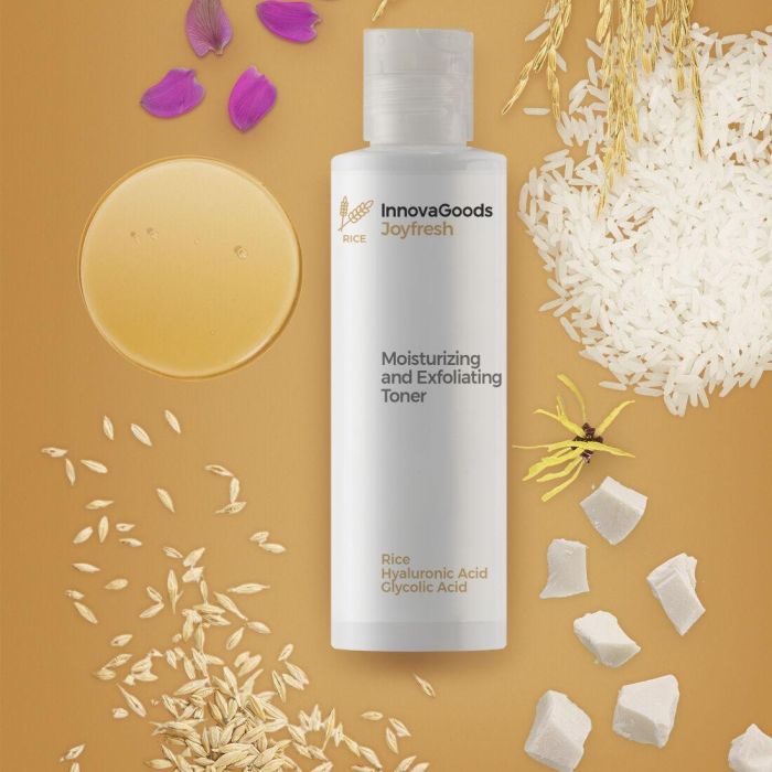 Tónico Facial Hidratante y Exfoliante Rice Joyfresh InnovaGoods 150 ml 4