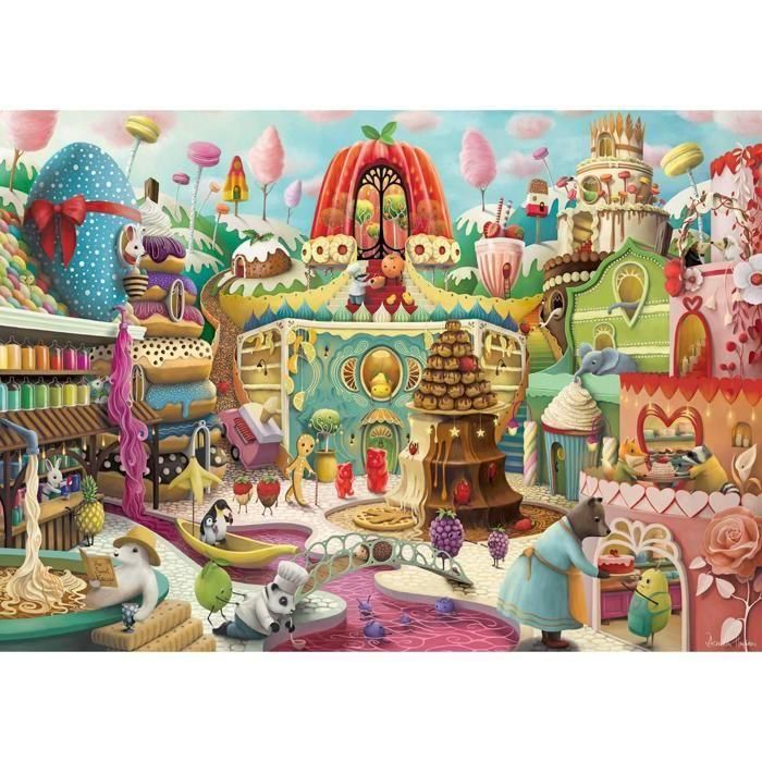 Puzzle Ravensburger Sweet Street 1000 Piezas 0 Puzzle Ravensburger Sweet Street 1000 Piezas 0