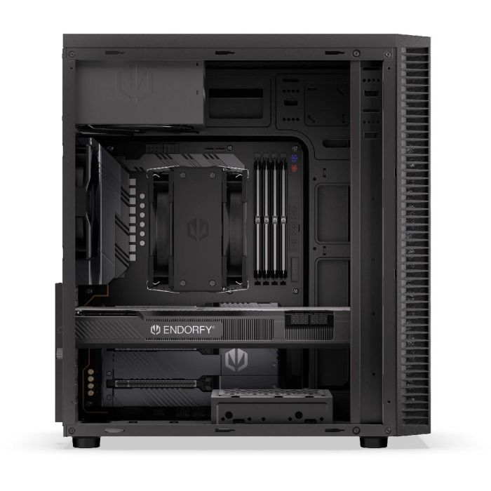 ENDORFY Armis 100 Solid Black PC Torre ATX, Flex-ATX, micro ATX, Mini-ITX para un máximo de 7 ranuras de expansión 5