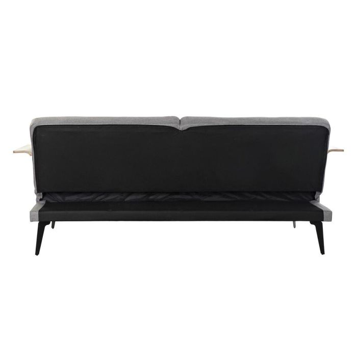 Sofa Cama Urban DKD Home Decor Gris Marron 87 x 81 x 203 cm 2