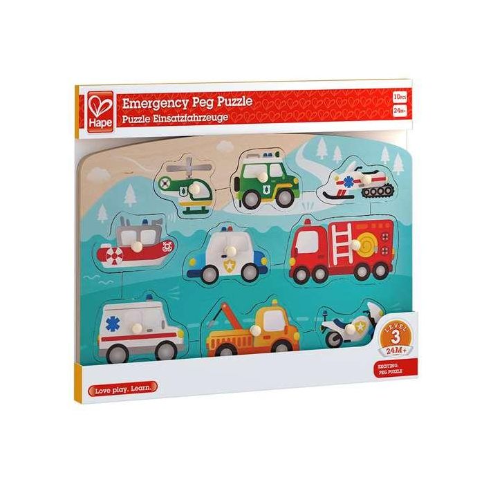 Puzle de emergencias madera 29.40x20.80x1.80cm Puzle de emergencias madera 29.40x20.80x1.80cm
