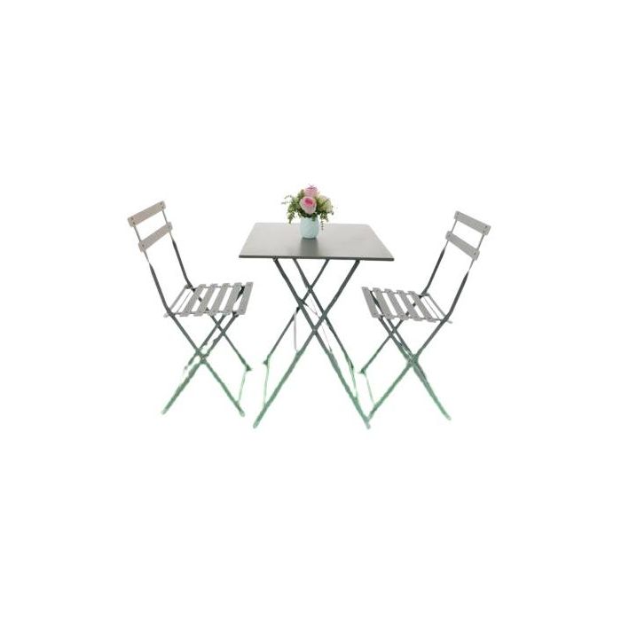 Mesa Terraza Y Jardin DKD Home Decor Blanco 60 x 71 x 60 cm Set de 3