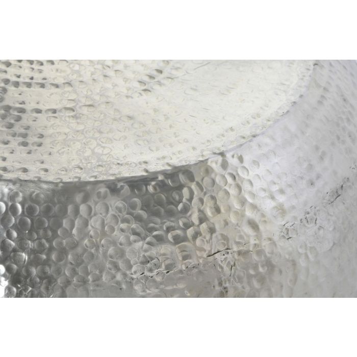 DKD Home Decor Mesa Centro Moderno 60 x 30 x 60 cm Aluminio Plateado 3