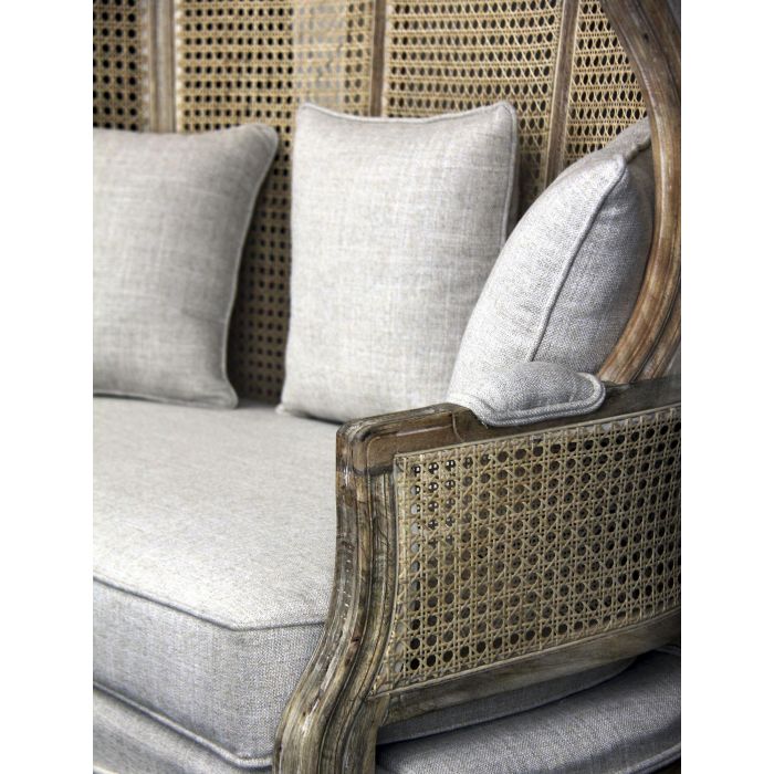 Sofa Item Home DKD Home Decor Natural 58 x 155 x 125 cm 1