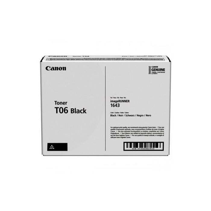 Canon Toner Negro I-Sensys X 1643P-1643I-1643If - 6 Canon Toner Negro I-Sensys X 1643P-1643I-1643If - 6