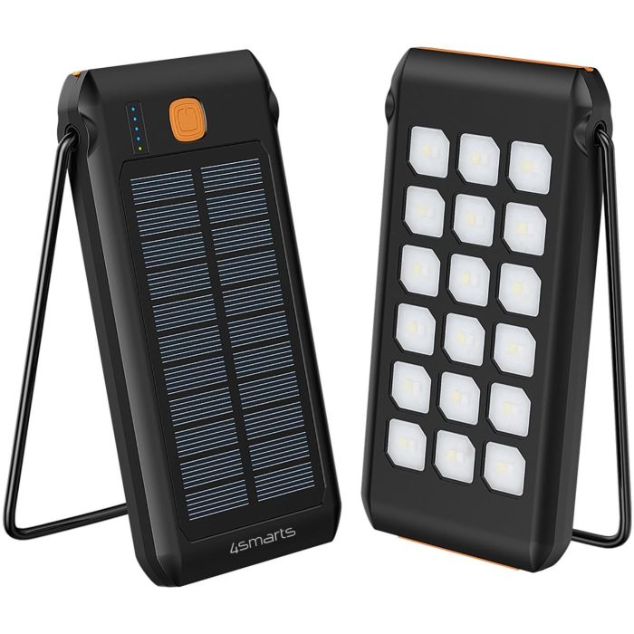 4smarts TitanPack Flex Powerbank Solar 10000mAh con Soporte y Lámpara 0 4smarts TitanPack Flex Powerbank Solar 10000mAh con Soporte y Lámpara 0