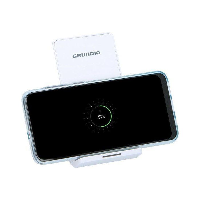 Grundig Cargador Inalámbrico 10W con Soporte para Móvil