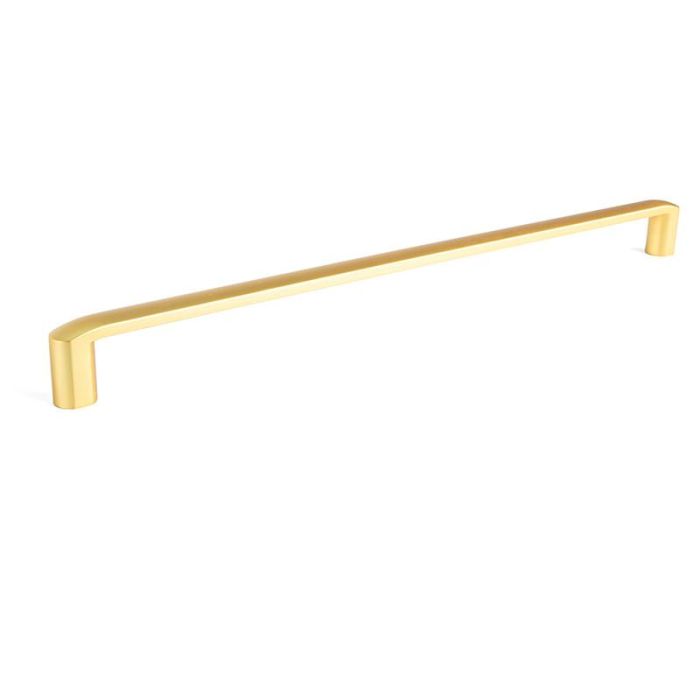 Viefe Tirador Modelo Roma Oro Cepillado 320 mm. Tirador de Zamak Minimalista para Muebles de Cocina y Baño, Diseño Italiano.