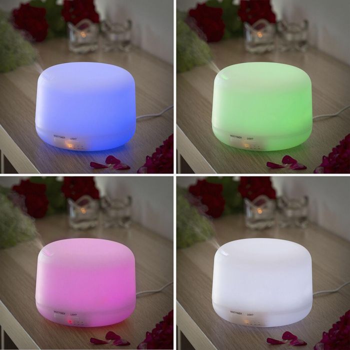 Humidificador Difusor de Aromas con LED Multicolor Steloured InnovaGoods 5 Humidificador Difusor de Aromas con LED Multicolor Steloured InnovaGoods 5