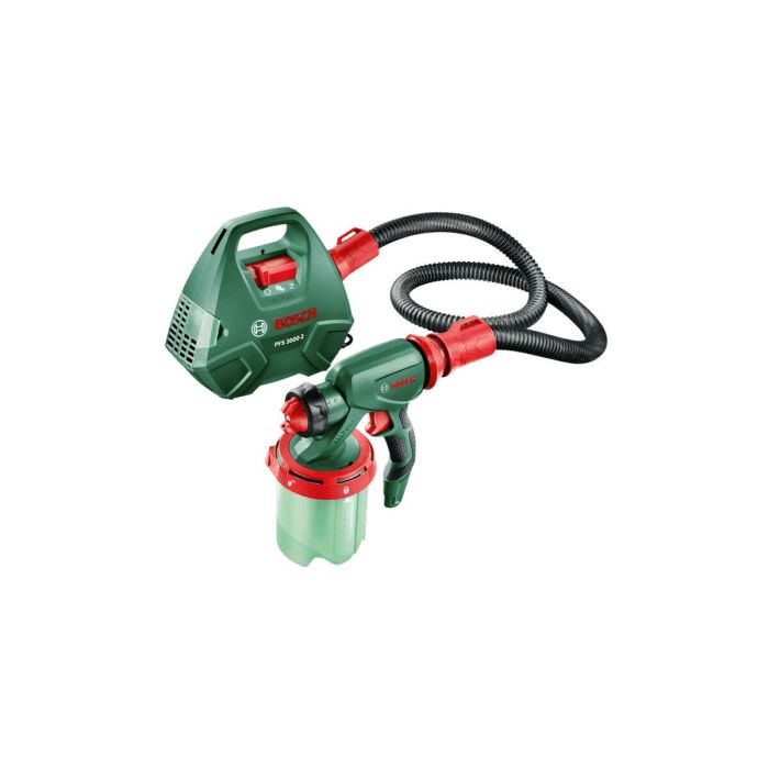 Bosch PFS 3000-2 Pistola de Pintura Eléctrica 650W para Paredes, Barniz, Lacas y Manchas, Depósito 1L, Manguera 2m 8