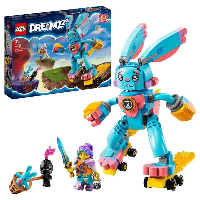 LEGO DREAMZzz Izzie y el Conejo Bunchu 71453 Set de Construcción para Niños +7 Años