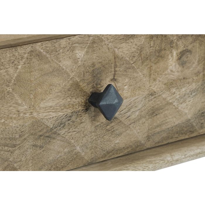 Mesa de Centro DKD Home Decor 116 x 60 x 46 cm Metal Aluminio Madera de mango 5