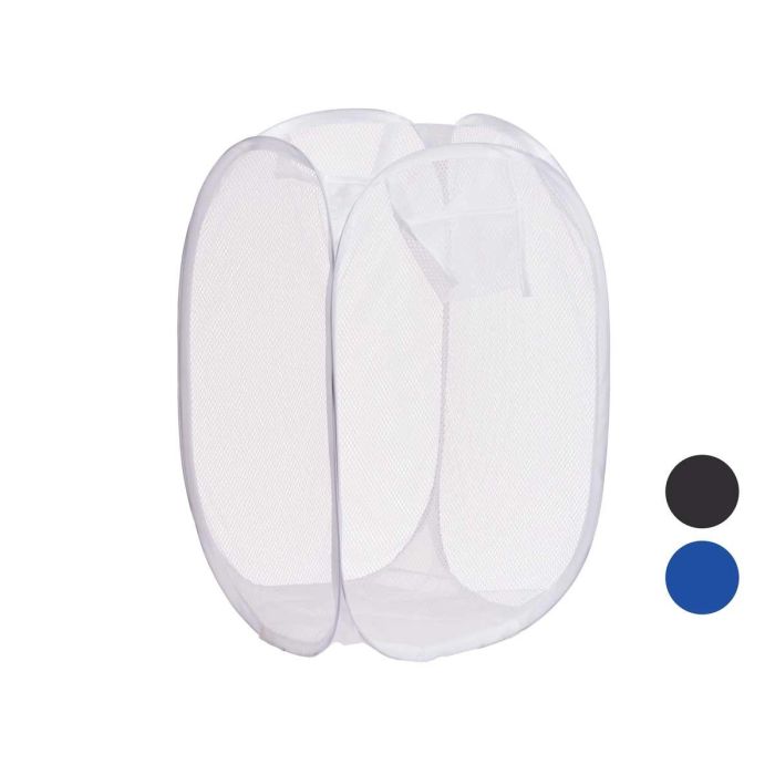 Kipit Cesto de Ropa Plástico Colores Surtidos 58x37 cm – Ideal para Lavandería o Almacenamiento (24 Unidades) 1