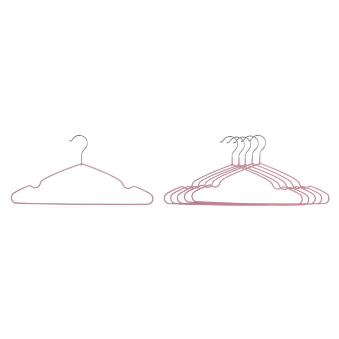Set de 5 perchas de metal plastificado 40 cm - Confortime por Inde (18 Unidades) 3
