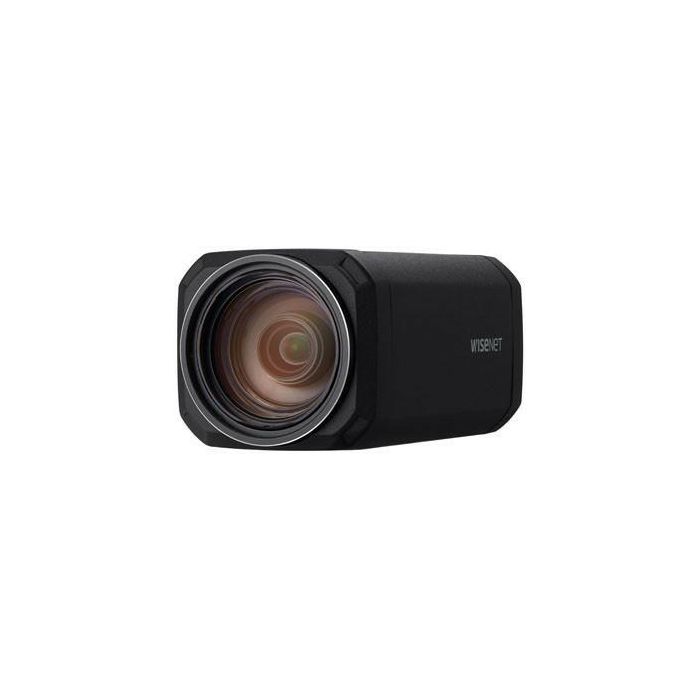 Hanwha Cámara IP box 2M zoom x32 (4.44-142.6mm) WDR H.265 interior 12V/PoE Wisenet X 1 Hanwha Cámara IP box 2M zoom x32 (4.44-142.6mm) WDR H.265 interior 12V/PoE Wisenet X 1