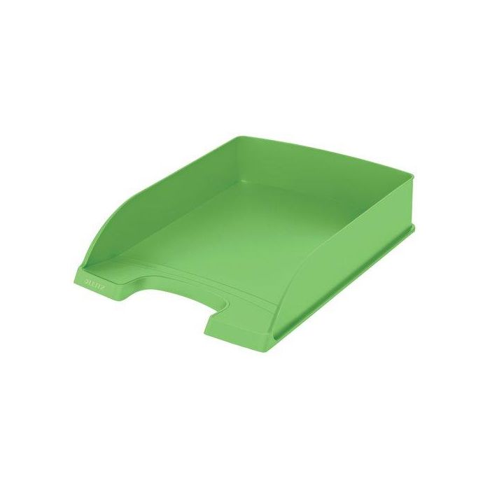 Leitz Bandeja Sobremesa Reciclada Verde Plástico A4 255x357x70mm, 98% Reciclado Postconsumo, Certificado Blue Angel