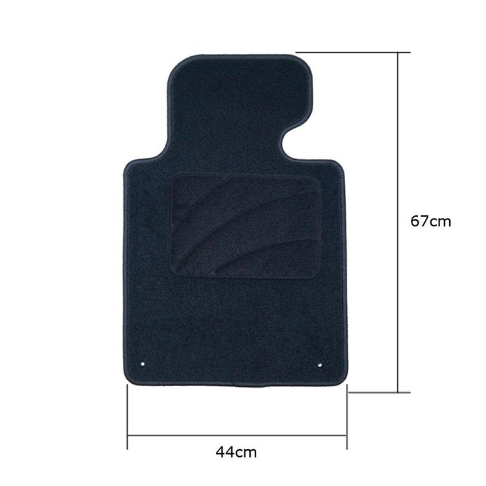 Set de Alfombrillas para Coche OCC Motorsport OCCBW0007 Negro 5 Piezas 4 Set de Alfombrillas para Coche OCC Motorsport OCCBW0007 Negro 5 Piezas 4