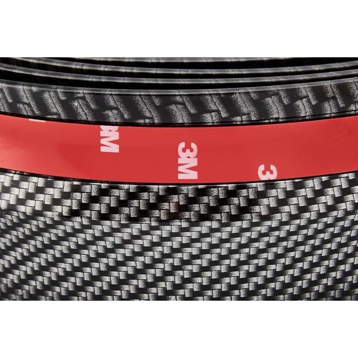 OCC Motorsport Añadido Paragolpes Universal Carbono OCCDEC001 Look Deportivo 250cm x 6cm 12