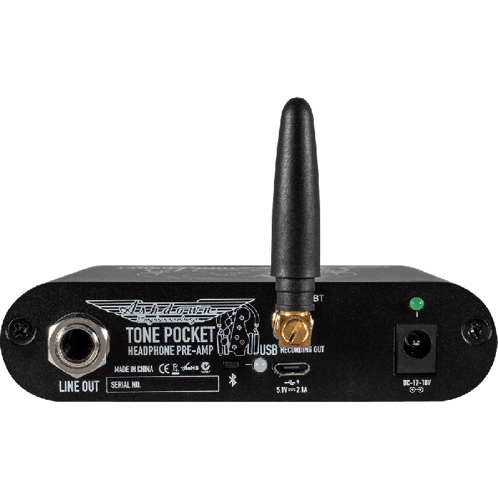 Preamplificador De Auriculares / Interfaz De Audio Con Bluethooth Ashdown Tone Pocket - Negro 3 Preamplificador De Auriculares / Interfaz De Audio Con Bluethooth Ashdown Tone Pocket - Negro 3