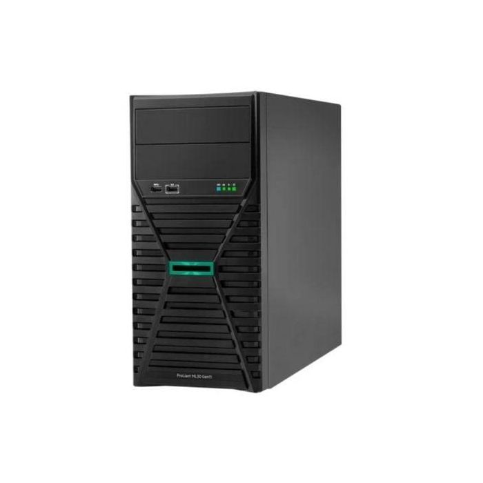HPE P77232-425 Servidor ProLiant ML30 Gen11 Intel Xeon E-2434 3.4GHz, 32GB DDR5 RAM, 1.92TB (2x 960GB) SSD, Torre 4U 1