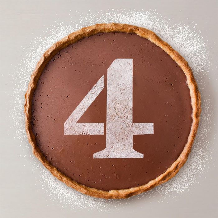 Algon Plantilla Tarta Cumpleaños (N-4) Grande 25 cm x 27.5 cm (36 Unidades)