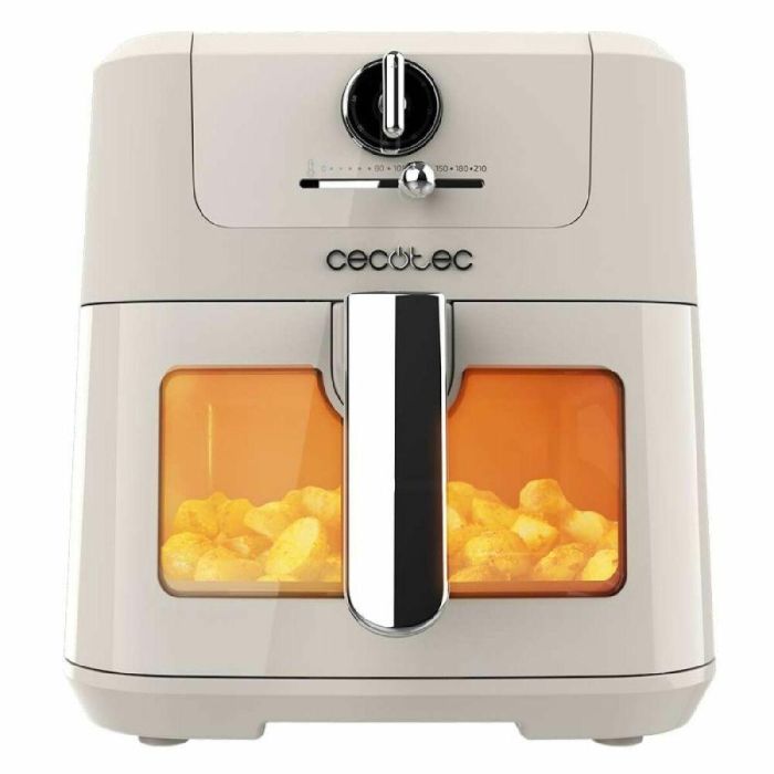Cecotec Antique 5000 Window Sencillo 5 L Independiente 1500 W Freidora de aire caliente Blanco Cecotec Antique 5000 Window Sencillo 5 L Independiente 1500 W Freidora de aire caliente Blanco