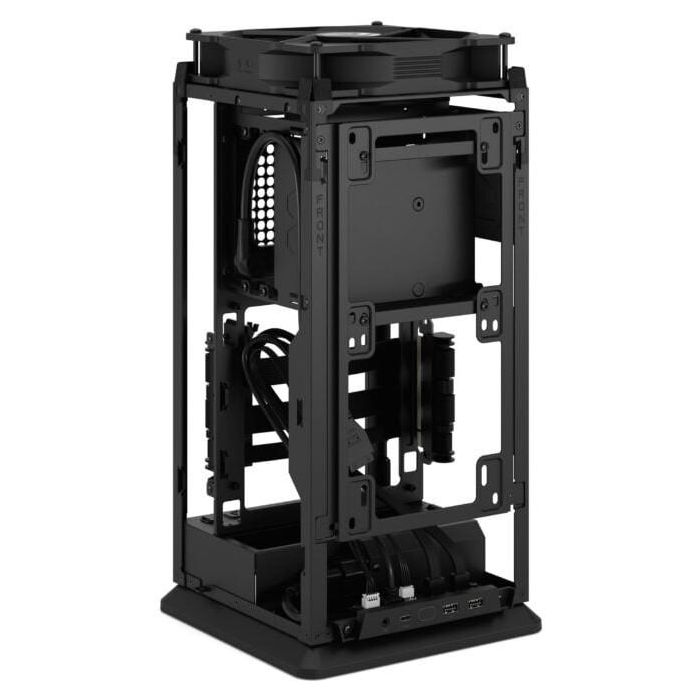 Fractal Design FRA7340172703938 - Caja PC Compacta Mood Black m-ITX con ventilador de 180mm y puerto USB 3.1 Tipo C 9