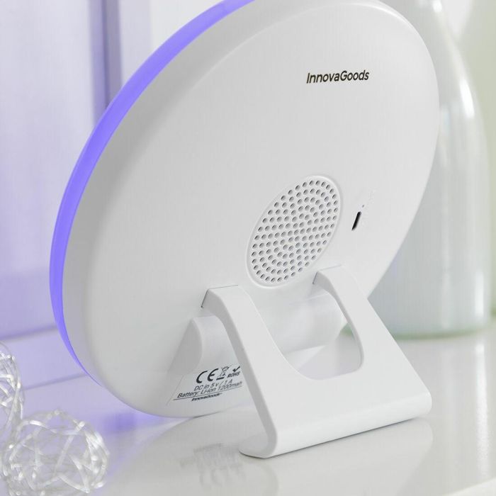 Despertador Amanecer Recargable con Altavoz Sunrilk InnovaGoods 10