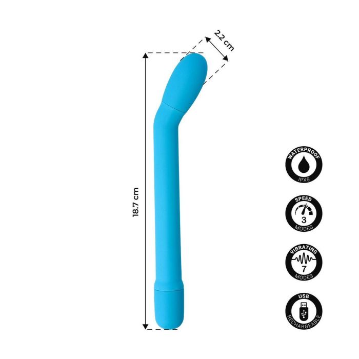 Vibrador Punto G Virgite Azul 10