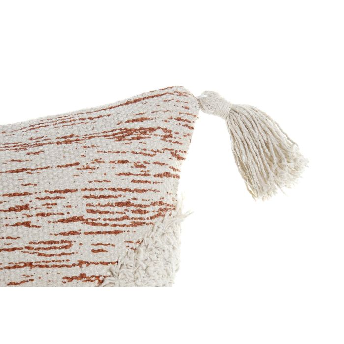 DKD Home Decor Cojin Colección Orange Stripes Ambiente Urban Naranja Beige 10 x 45 x 45 cm 2