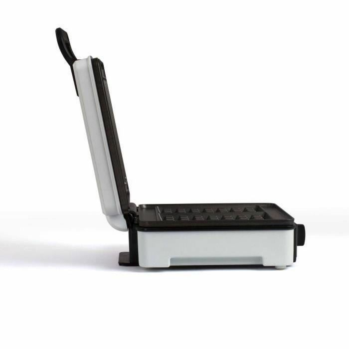 Livoo DOP206 Gofrera con Termostato Regulable, 1200W, 2 Gofres, Superficie 14,5 x 17,5 cm, Antiadherente, Indicadores Luminosos 4