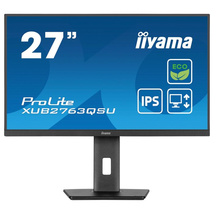 iiyama ProLite XUB2763QSU-B1 Monitor 27" QHD 1440p IPS 100Hz 2ms Negro 1 iiyama ProLite XUB2763QSU-B1 Monitor 27" QHD 1440p IPS 100Hz 2ms Negro 1