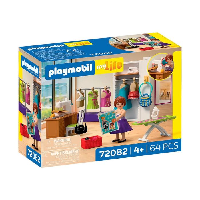 PLAYMOBIL Diseñadora De Moda 72082 - Set de Juego de Creatividad y Moda para Niños +4 Años 0 PLAYMOBIL Diseñadora De Moda 72082 - Set de Juego de Creatividad y Moda para Niños +4 Años 0