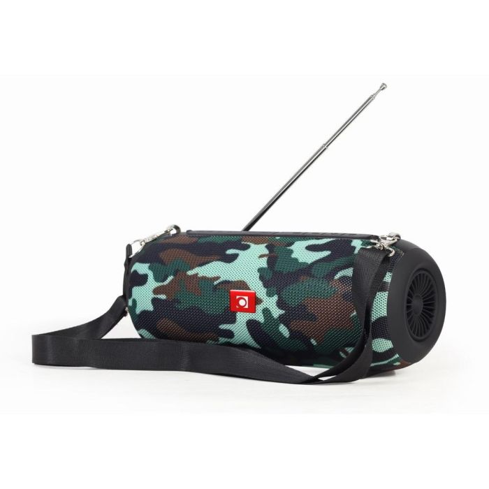 Gembird SPK-BT-17-CM Altavoz de Audio Portátil Inalámbrico Bluetooth, Radio FM, USB, Micro SD, AUX 3.5mm, 5W, Batería 7h, Diseño Camuflaje 8 Gembird SPK-BT-17-CM Altavoz de Audio Portátil Inalámbrico Bluetooth, Radio FM, USB, Micro SD, AUX 3.5mm, 5W, Batería 7h, Diseño Camuflaje 8